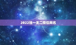 2022独一无二情侣网名，2019情侣网名最新版的独一无二