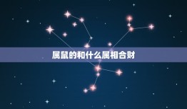 属鼠的和什么属相合财，属鼠的跟什么属相的合财