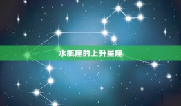 水瓶的上升是什么星座(介绍你的升星座)