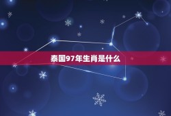 泰国97年生肖是什么，97年属什么生肖。