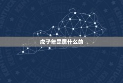 戊子年是属什么的，戊子年属什么生肖