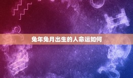 属兔的几月出生最不好(兔年兔月出生的人命运如何)