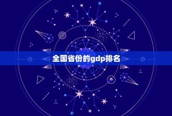 全国省份的gdp排名 全国人均GDP前10名排名