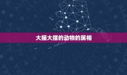 大摇大摆的动物的属相，大摇大摆打十二生肖一动物