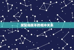 属鼠和属羊的人相冲吗(星座学介绍相冲的两个属相如何相处)