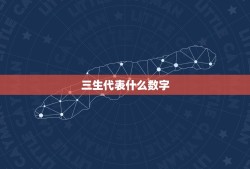 三生代表什么数字，“三生”用数字怎么表示？