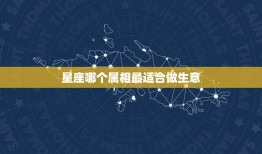 星座哪个属相最适合做生意，星座和属相哪个更准一些？