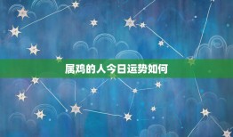 属鸡的人今日运势如何，属鸡的今年运气如何，财运运势好吗