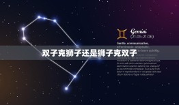 双子克狮子还是狮子克双子(星座之间的战斗)