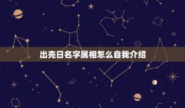 出壳日名字属相怎么自我介绍，你想介绍自己出生于2008年10月29日用