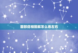 面部痣相图解怎么看左右，男人痣相图解大全怎么分左右脸颊