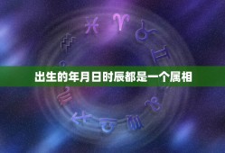 出生的年月日时辰都是一个属相，属猪的人哪个月份出生的命运最好