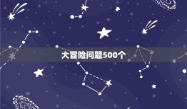 大冒险问题500个，真心话大冒险问题（越多越好）