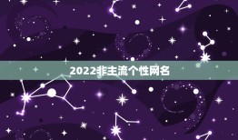 2022非主流个性网名，2022最新网名