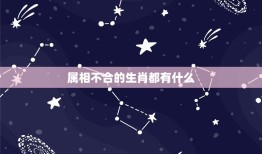 属相不合的生肖都有什么，属蛇和什么属相不合