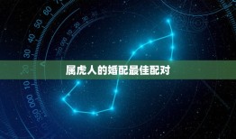 属虎人的婚配配对(寻找伴侣星座、血型、性格大介绍)