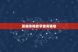 属相命格数字查询表格，求教：电子表格怎样用身份证号得知生肖属相