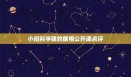 小班科学我的属相公开课点评，小班科学美丽的动物教案