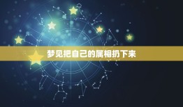 梦见把自己的属相扔下来，梦见自己的属相死了我是属猪的好吗