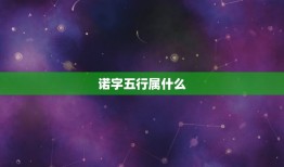 诺字五行属什么，刘熙诺的五行属什么？