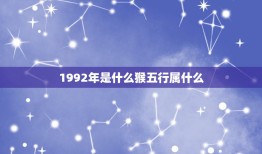 1992年是什么猴五行属什么，92年属猴五行属什么