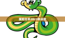 属蛇白羊2023年运势(顺风顺水财运亨通)