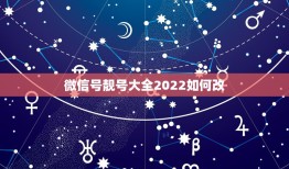 微信号靓号大全2022如何改，绝版微信靓号