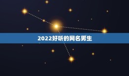 2022好听的网名男生，网名2021最新版的男生霸气