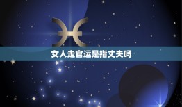 女人走官运是指丈夫吗，女命里只有一个官星是什么意思，官星是指夫星，是指