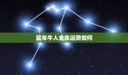 鼠年牛人全年运势如何，你好，我想查查2016年属鼠人运势、属牛人今年运