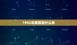 1992年属猴是什么命，1992年八月属猴是什么命