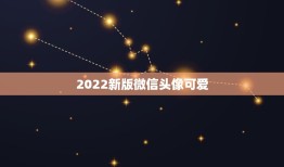 2022新版微信头像可爱，微信头像2023最新可爱