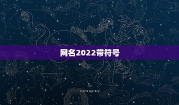 网名2022带符号，特殊符号网名2021