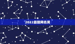 2022最酷网名男，2021最新霸气成熟好听男网名