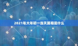 2021年大年初一当天属相是什么，2021年今天属相是什么