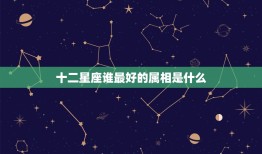 十二星座谁最好的属相是什么，十二生肖和十二星座哪个厉害