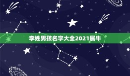 李姓男孩名字大全2021属牛，64年男龙人遇牛年2021运势如何？