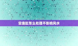 空鱼缸怎么处理不影响风水，空鱼缸风水学之空鱼缸摆放在哪里风水好