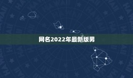 网名2022年最新版男，qq网名2021年更流行男