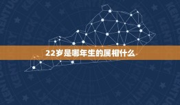 22岁是哪年生的属相什么，一个人现在22岁、他是哪年出生的？属什麽的？