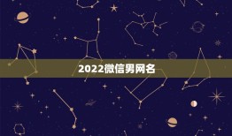 2022微信男网名，2023男人微信网名