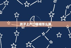 孩子上户口属相怎么算，孩子上户口做亲子鉴定，出生年月怎么算