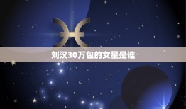 刘汉30万包的女星是谁，(30分)，这个女明星是谁啊