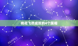 桃花飞燕成双的4个属相，天龙八部武魂有4个属相:风、地、水、火 问下它