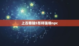 上古卷轴5怎样强啪npc，上古卷轴5按键