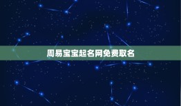 周易宝宝起名网免费取名，周易免费取名网