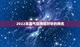 2022年霸气超拽超好听的网名，女生超拽超个性超霸气超好听的网名！最好