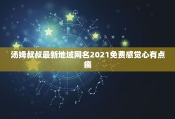 汤姆叔叔最新地域网名2021免费感觉心有点痛，求《汤姆叔叔的小屋》中文