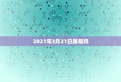 2021年3月21日属相鸡，2021年21岁属什么生肖？