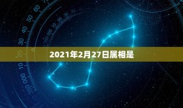 2021年2月27日属相是，2021年今天属什么生肖？